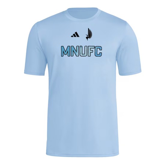 Women's Minnesota United FC 2025 Third Hook AEROREADY Shirt - Blue Women's Minnesota United FC 2025 Third Hook AEROREADY Shirt - Blue