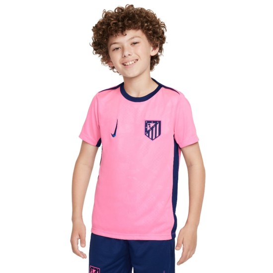 Kid's Atletico Madrid 2024/25 Third UEFA Prematch Shirt Kid's Atletico Madrid 2024/25 Third UEFA Prematch Shirt