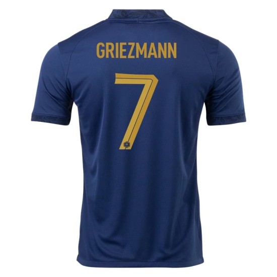 Antoine Griezmann #7 France Home Jersey World Cup 2022 Antoine Griezmann #7 France Home Jersey World Cup 2022