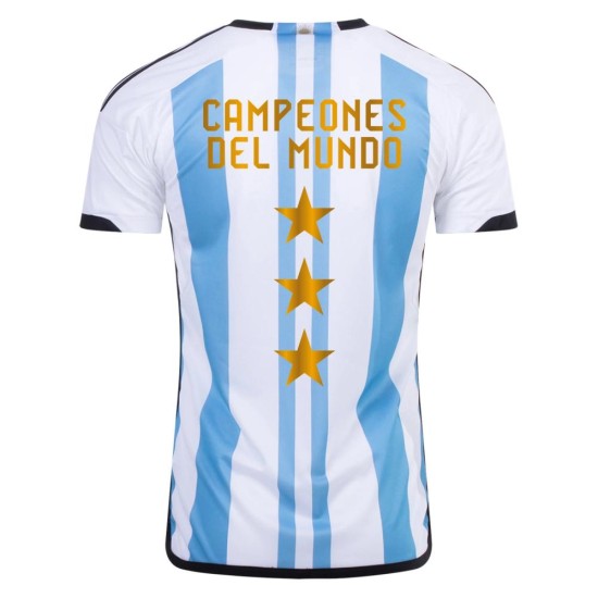 Argentina Champions Home Jersey World Cup 2022 - 3 Stars Argentina Champions Home Jersey World Cup 2022 - 3 Stars