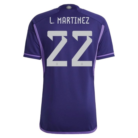 Lautaro Martinez #22 Argentina Away Jersey World Cup 2022 Lautaro Martinez #22 Argentina Away Jersey World Cup 2022