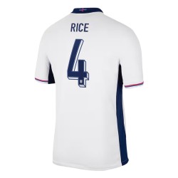 Declan Rice #4 England Home Jersey EURO 2024