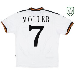 Men's Germany 1996/98 Home Retro Shirt Möller #7