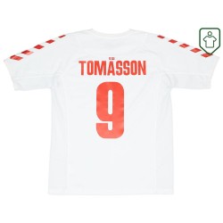 Men's Denmark 2003/04 Away Retro Shirt Tomasson #9