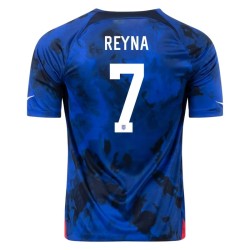 Giovanni Reyna #7 USMNT Away Jersey World Cup 2022