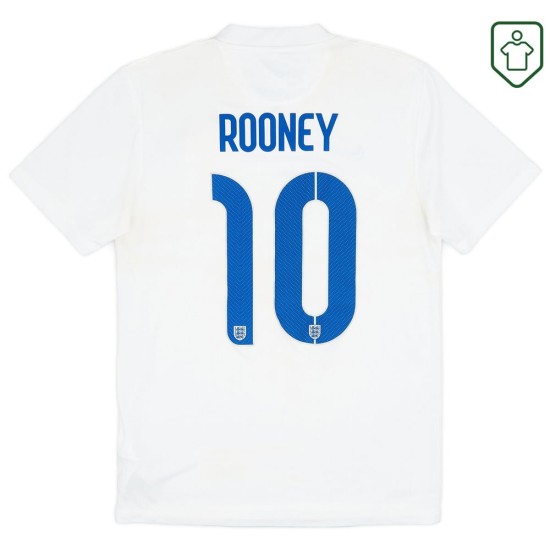 Men's England 2014/15 Home Retro Shirt Rooney #10 Men's England 2014/15 Home Retro Shirt Rooney #10