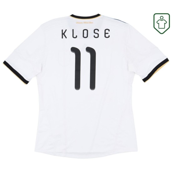 Men's Germany 2010/11 Home Retro Shirt Klose #11